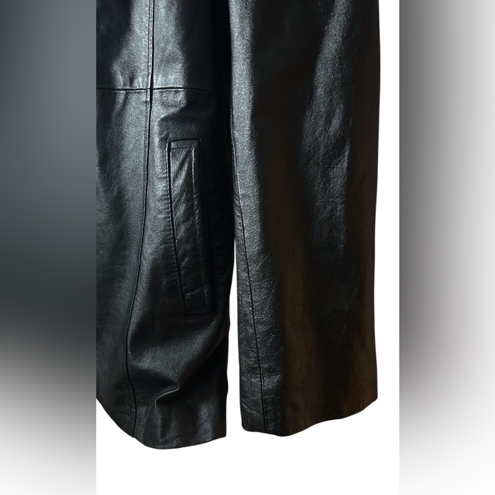 Genuine Leather Women’s Coat Oscar Piel Perfect Leather USA Mob Wife - Picture 9 of 11